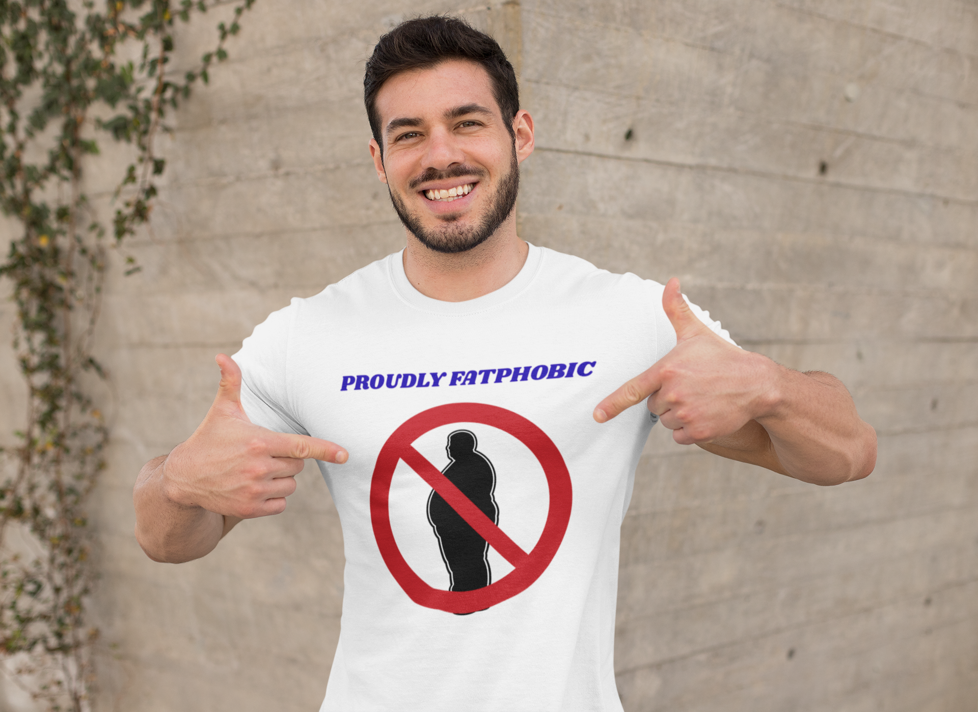 Proudly Fatphobic T-Shirt — Controversial Graphic Tee