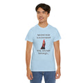 T-Shirt — "Millions Were Slaughtered!!! For This Mid Physique" Graphic Tee
